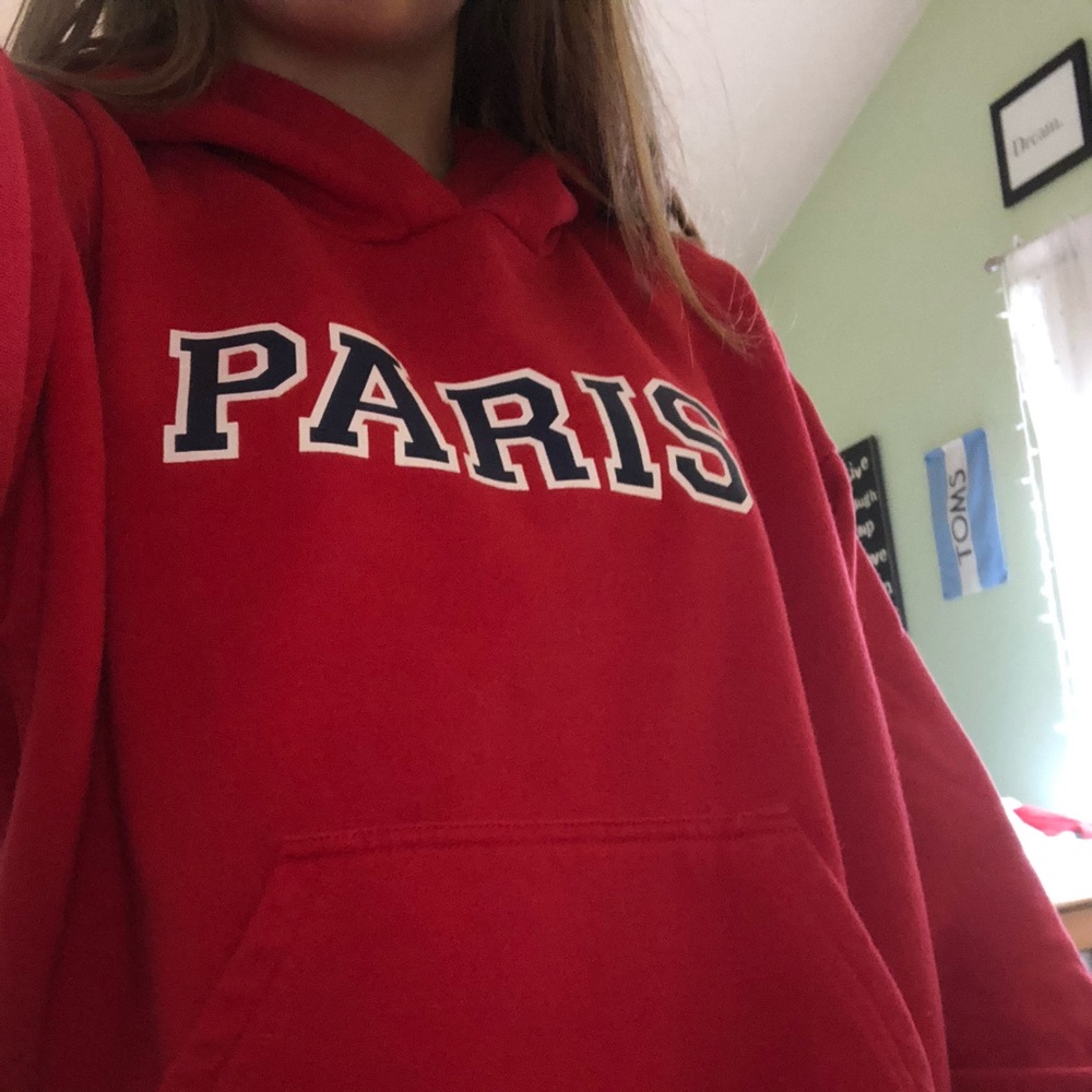 Cute red sweatshirt